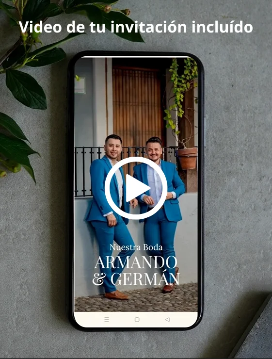 Invitación Alexa - Boda