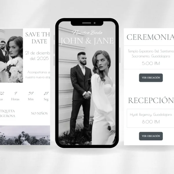 Invitación Luli - Boda