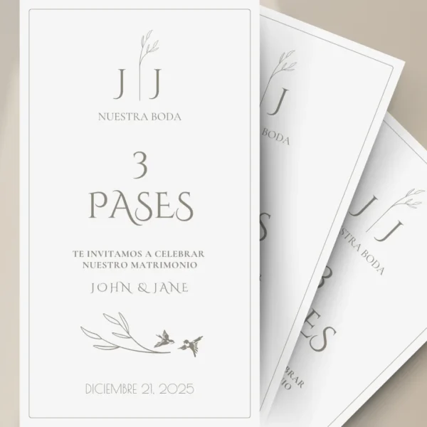 Invitación Juanpi - Boda