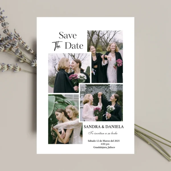 Invitación Alexa - Boda