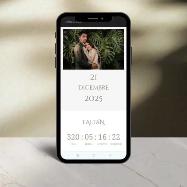 Invitación Alexa - Boda