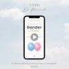 Video de recuerdo de tu invitación de gender reveal